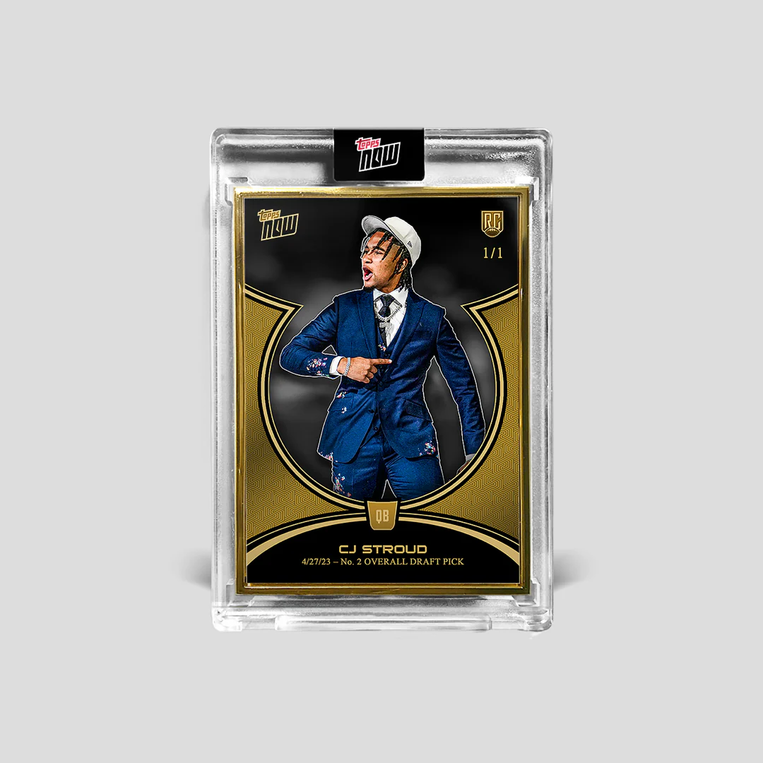 2023 Topps Now® C.J. Stroud Rookie Campaign Football Autograph Box Set - Image 3